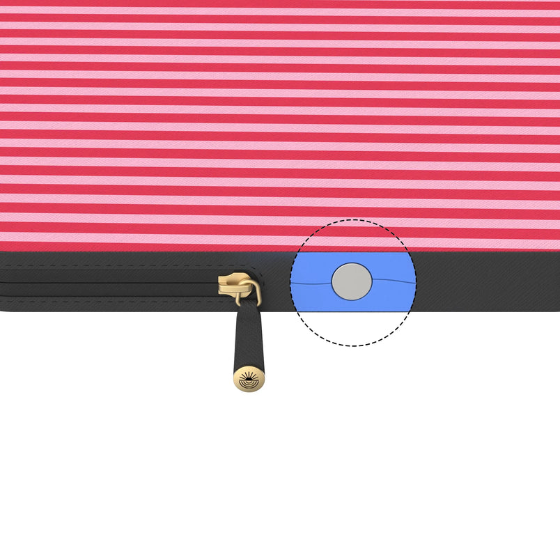 Perfect Stripes | Pink Stripes Laptop Case