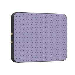On the Dot | Purple & Plum Polka Dot Laptop Case