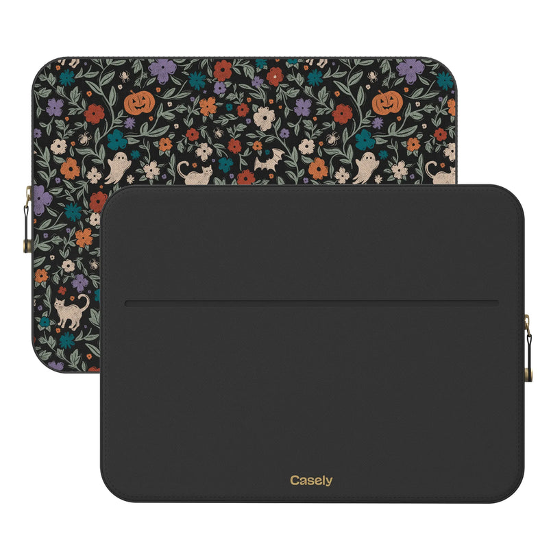 Toil & Bloom | Halloween Floral Laptop Case