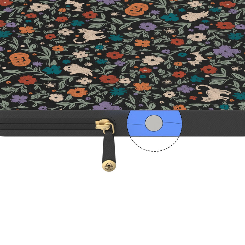 Toil & Bloom | Halloween Floral Laptop Case