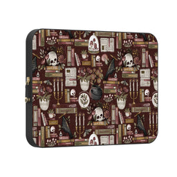Gothic Noir | Spooky Bookshelf Laptop Case