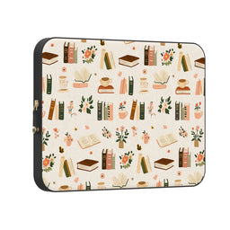 Cozy Fiction | Books & Blooms Laptop Case