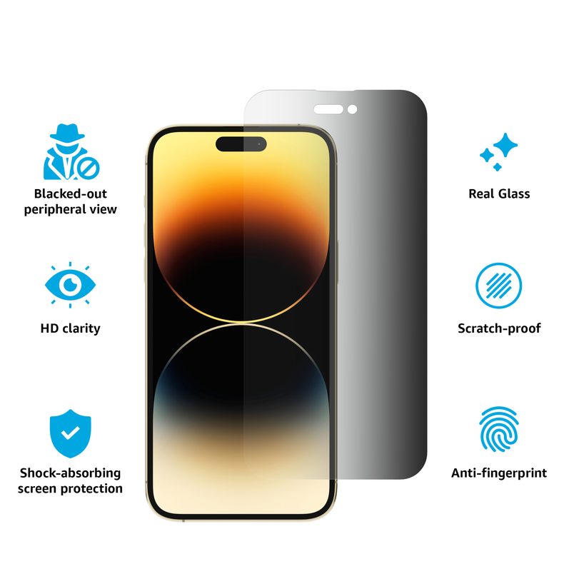 Privacy Glass | Anti-Spy Tempered Glass Screen Protector