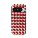 Scarlet Stitch | Red Houndstooth Case