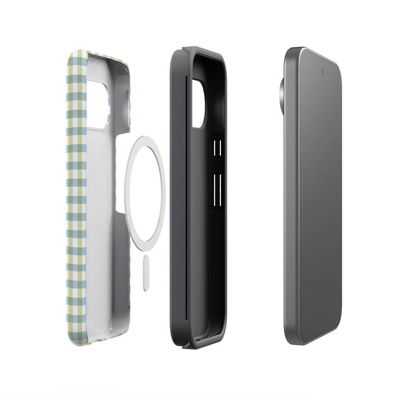 Pastel Picnic | Blue & Green Gingham Case