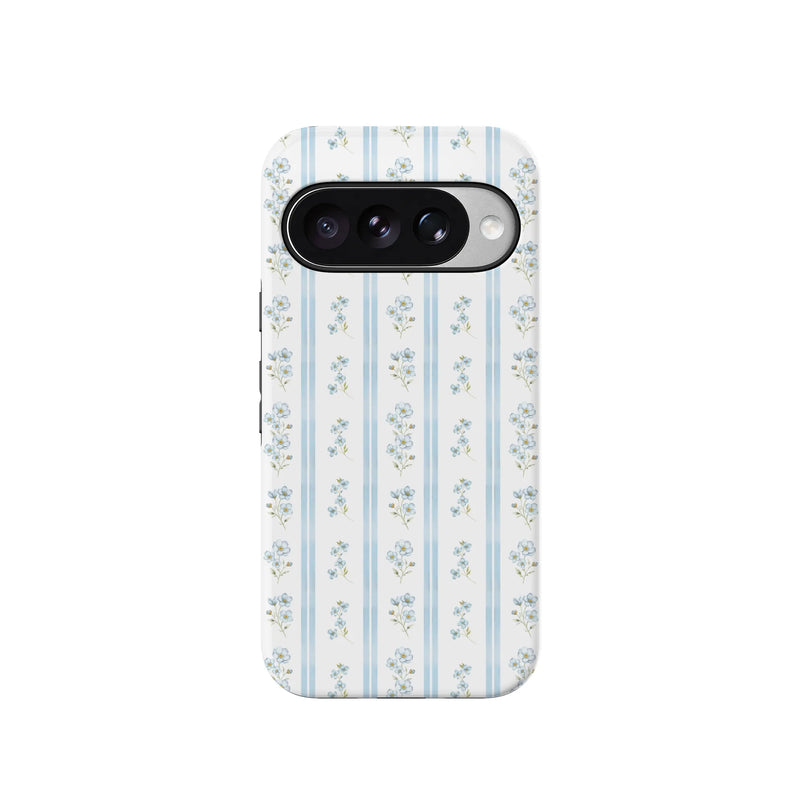 Cottage Stripe | Blue Floral Case