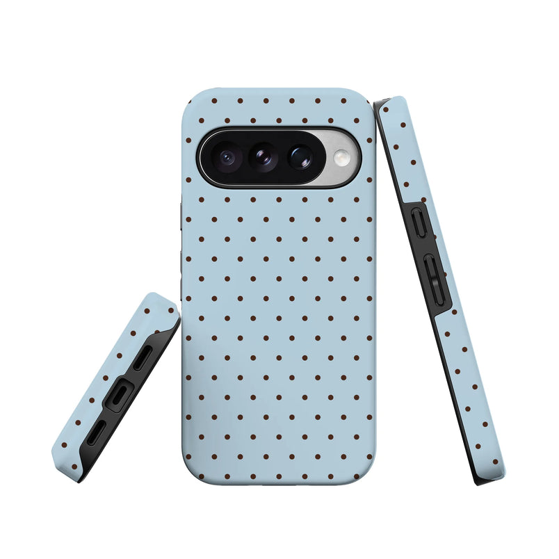 On the Dot | Blue Polka Dot Case
