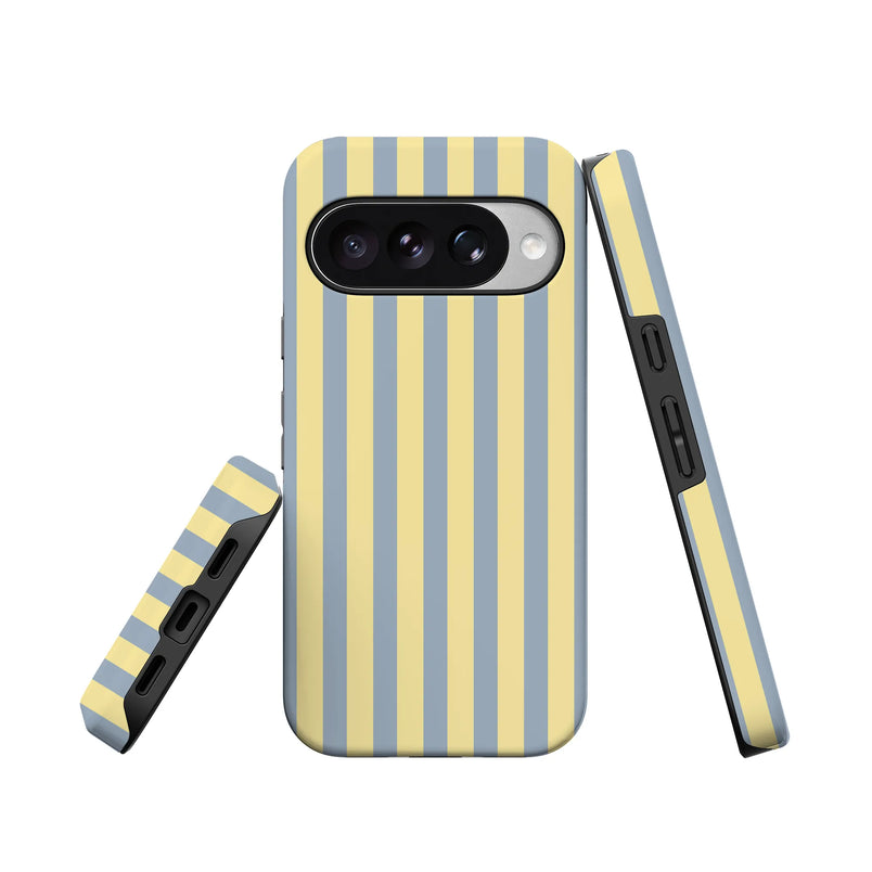 Coastline Stripes | Blue & Yellow Case (Manual)