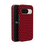 On the Dot | Maroon Polka Dot Case