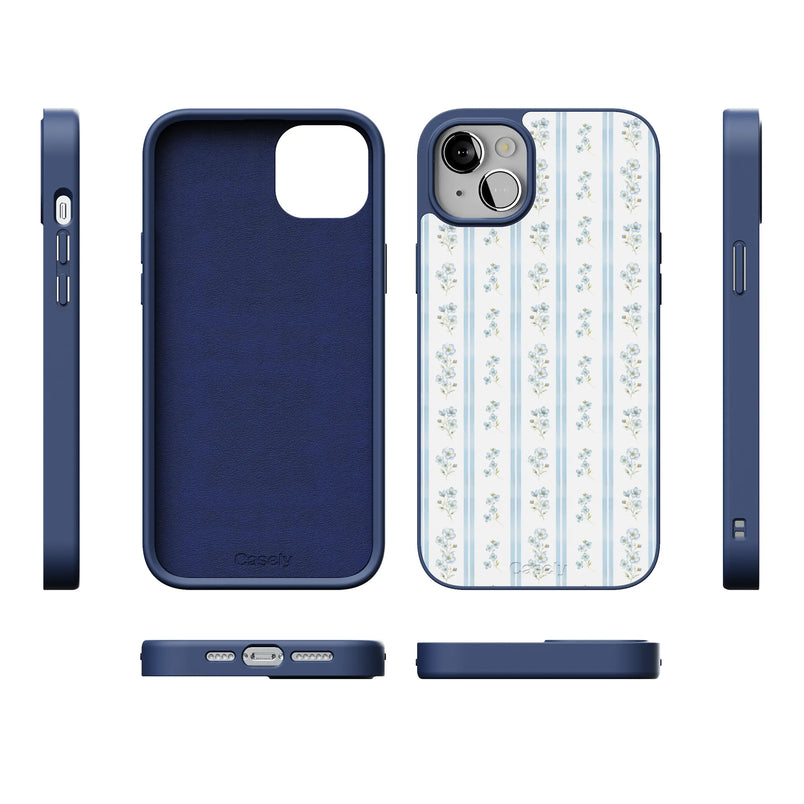 Cottage Stripe | Blue Floral Case