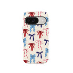 American Girlie | Red White & Blue Bows Case