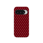 On the Dot | Maroon Polka Dot Case
