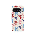 American Girlie | Red White & Blue Bows Case