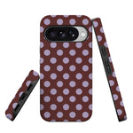 Spotted in SoHo | Burgundy Polka Dot Case