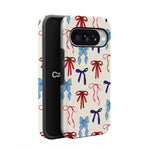 American Girlie | Red White & Blue Bows Case
