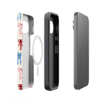 American Girlie | Red White & Blue Bows Case
