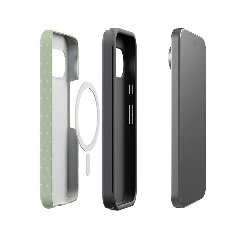 On the Dot | Green Polka Dot Case