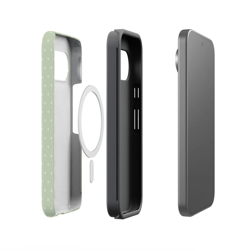 On the Dot | Green Polka Dot Case