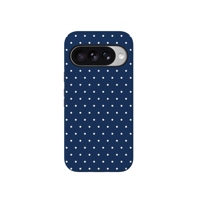 On the Dot | Navy Polka Dot Case