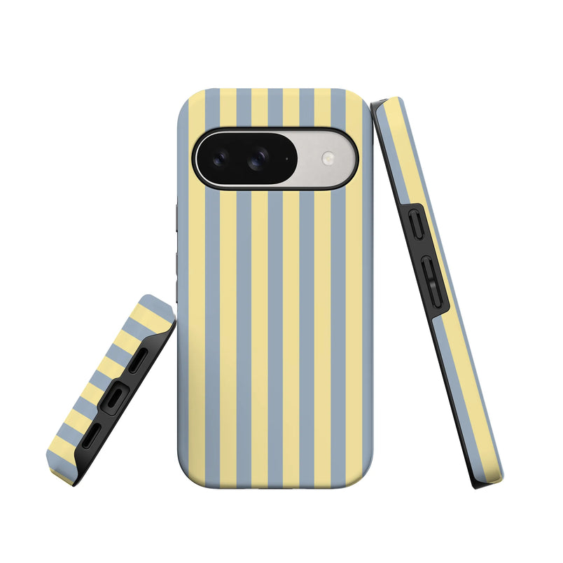 Coastline Stripes | Blue & Yellow Case (Manual)