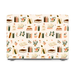 Cozy Fiction | Books & Blooms Laptop Shell