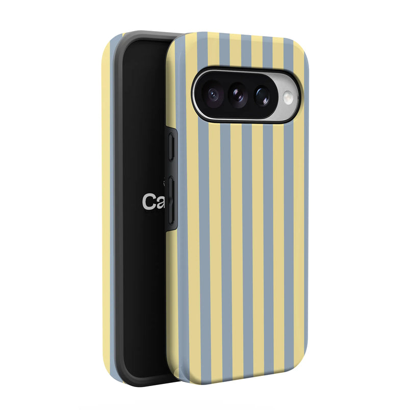 Coastline Stripes | Blue & Yellow Case (Manual)