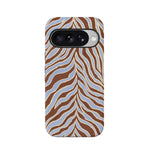 Untamed | Brown & Blue Zebra Case