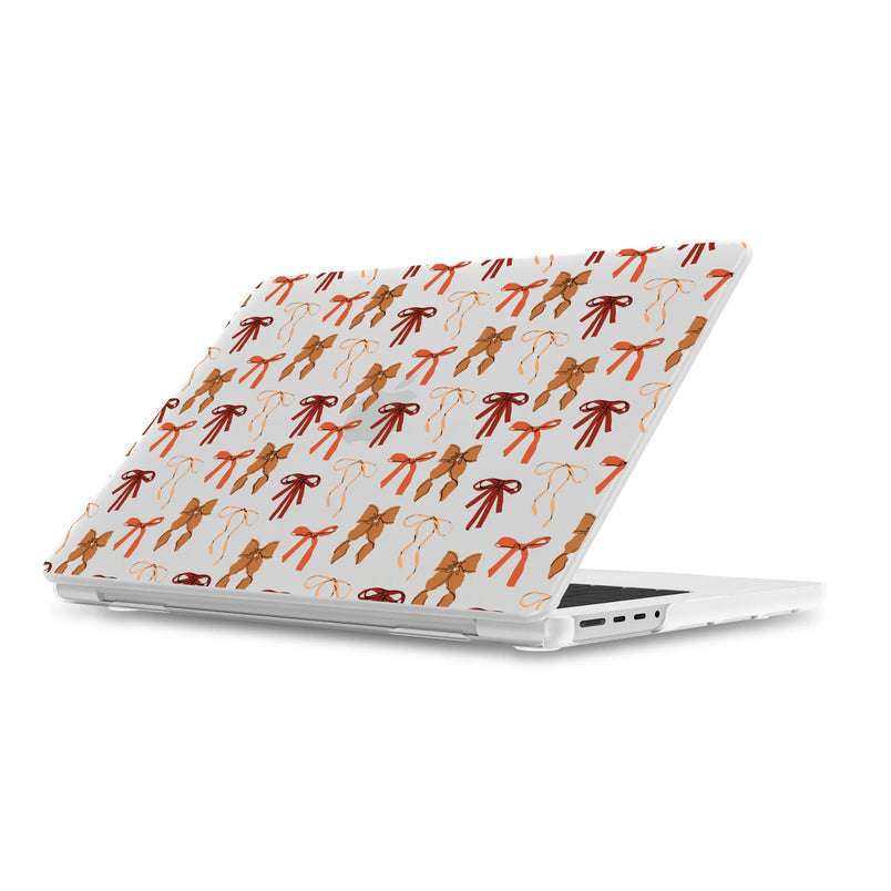 Fall Girlie | Pumpkin Spice Bows Laptop Shell