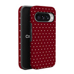 On the Dot | Maroon Polka Dot Case