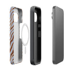 Untamed | Brown & Blue Zebra Case