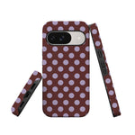 Spotted in SoHo | Burgundy Polka Dot Case