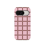 Uptown Gridlock | Pink Checkerboard Case