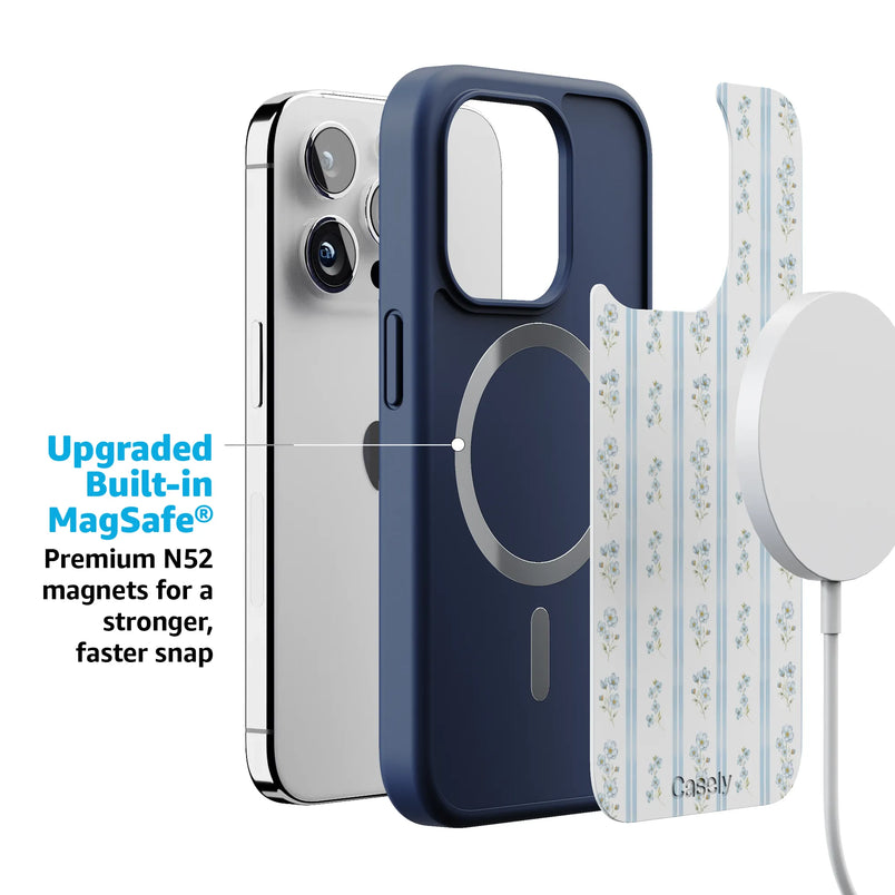 Cottage Stripe | Blue Floral Case