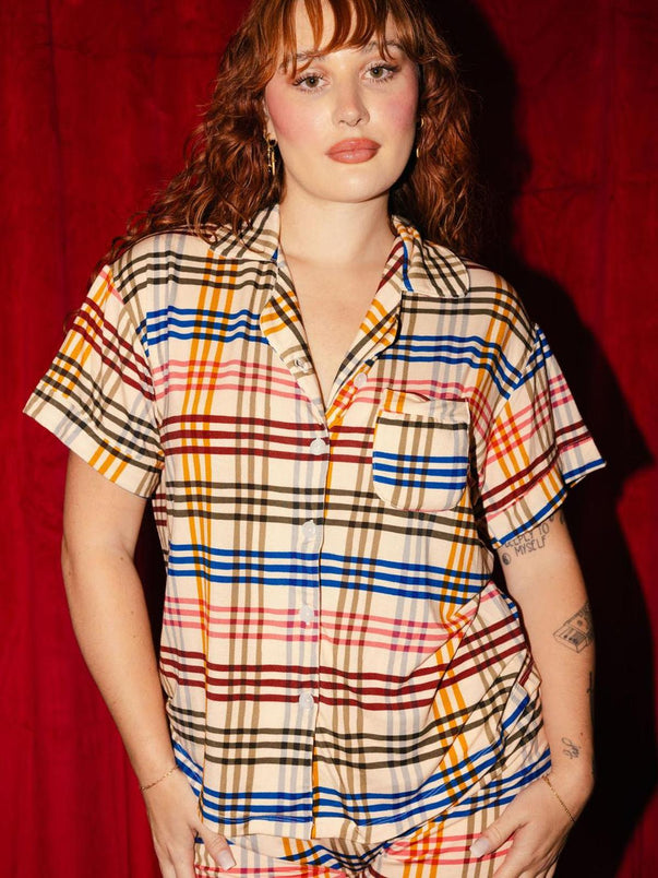 Bamboo Cozy Soft Pajama Button Down