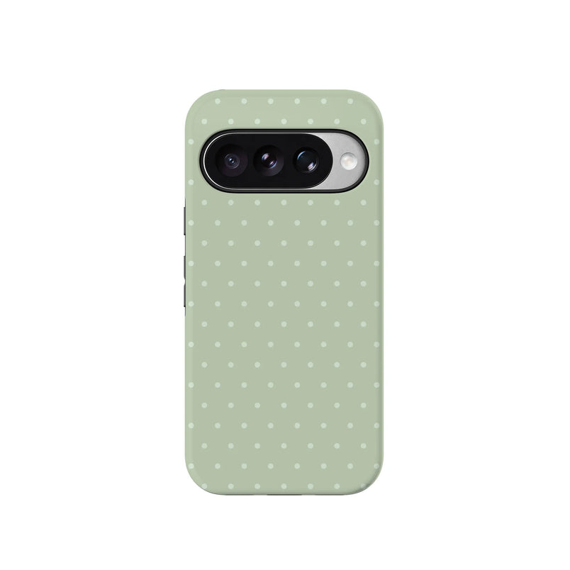 On the Dot | Green Polka Dot Case