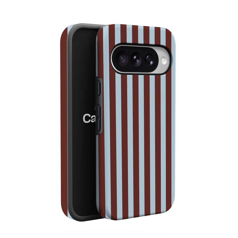 Sunday in Brooklyn | Blue Stripes Case