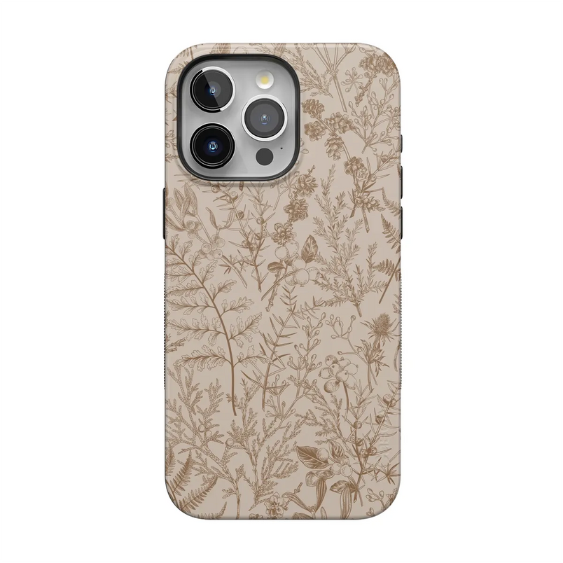 Beige Garden | Neutral Floral Case