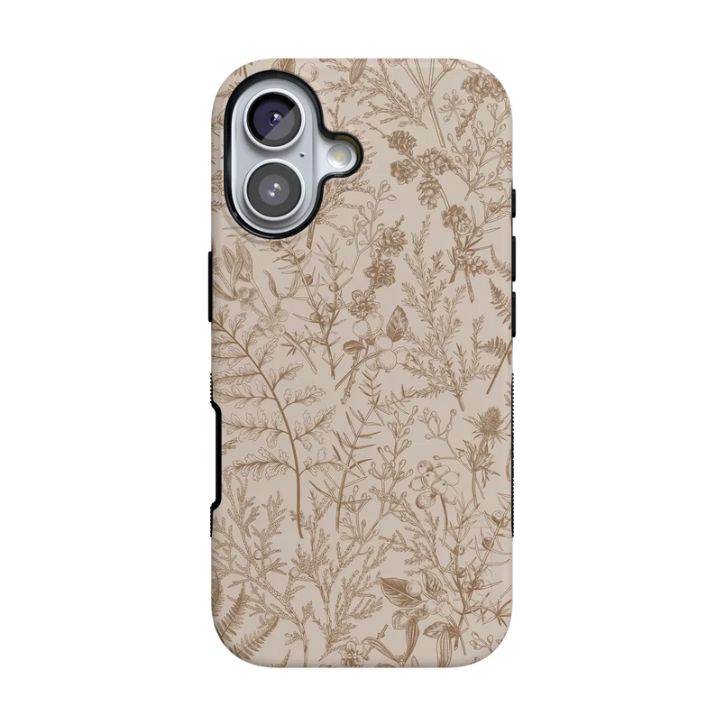 Beige Garden | Neutral Floral Case