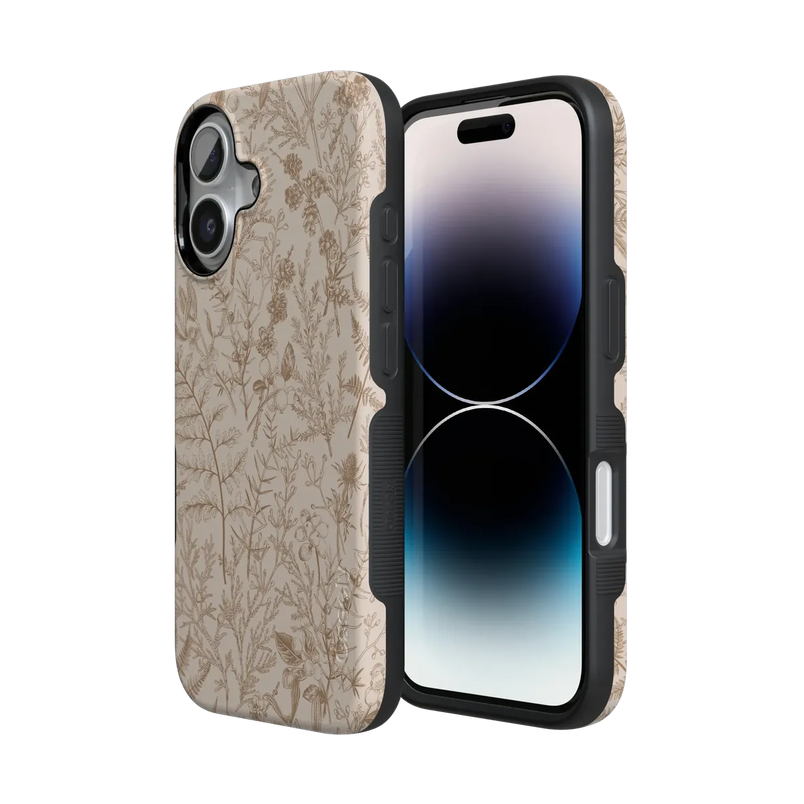 Beige Garden | Neutral Floral Case