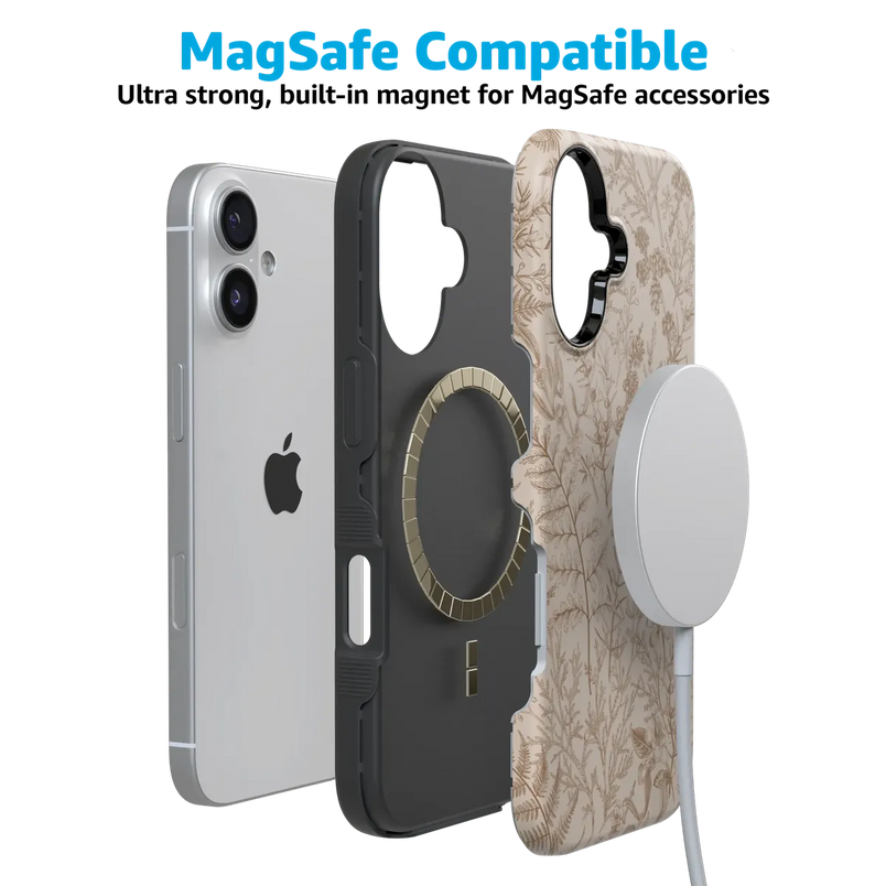 Beige Garden | Neutral Floral Case