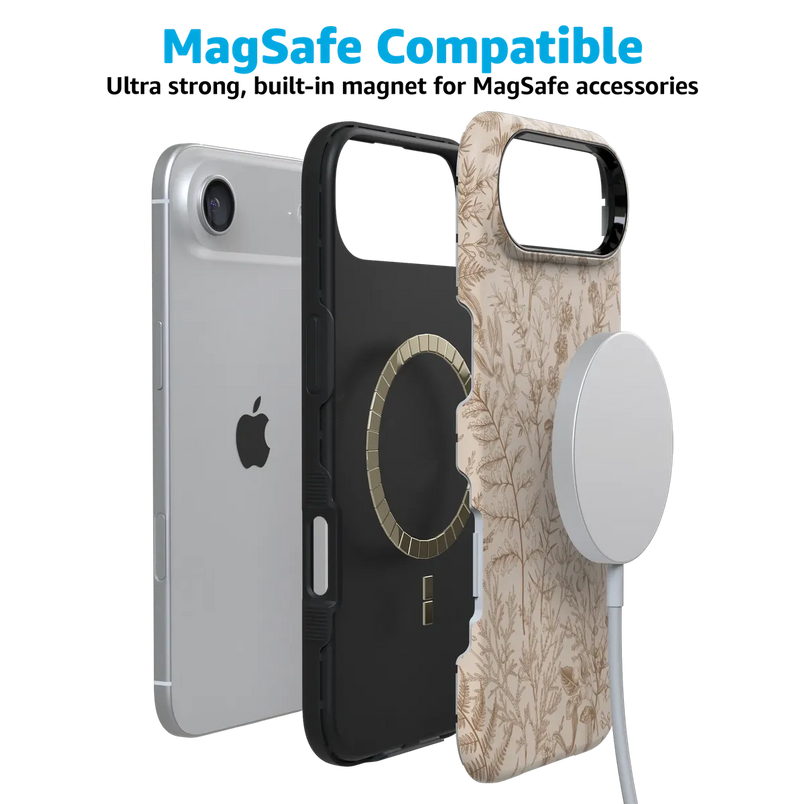 Beige Garden | Neutral Floral Case