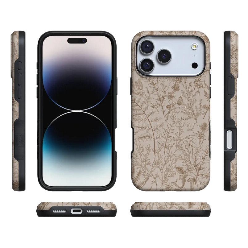 Beige Garden | Neutral Floral Case