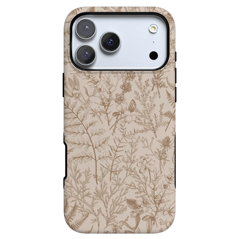 Beige Garden | Neutral Floral Case
