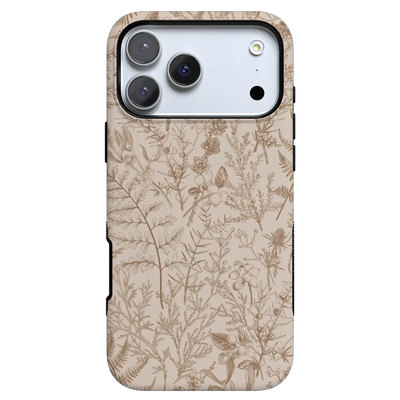 Beige Garden | Neutral Floral Case