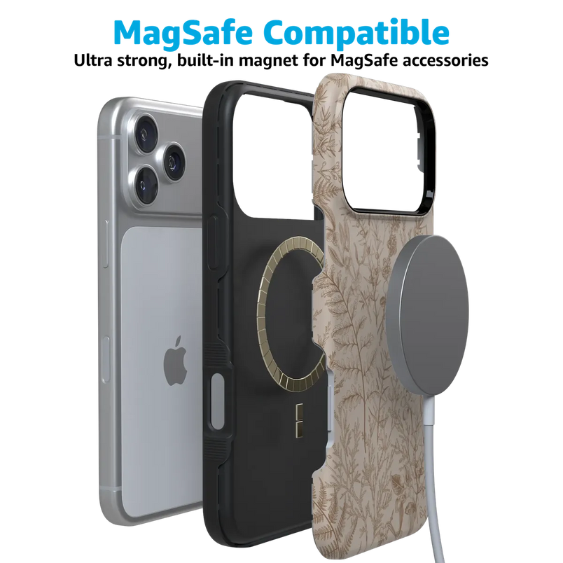 Beige Garden | Neutral Floral Case