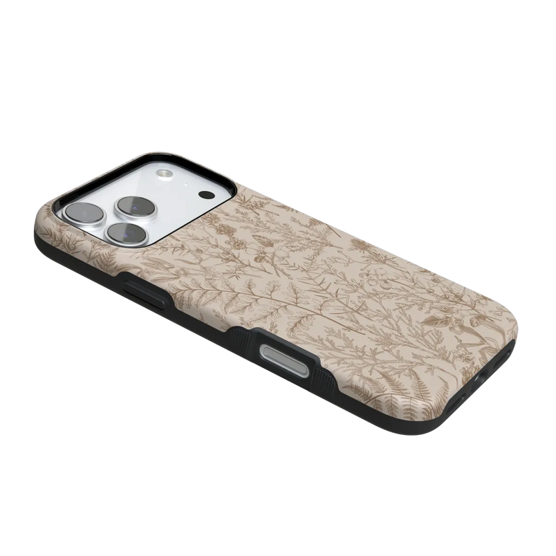 Beige Garden | Neutral Floral Case