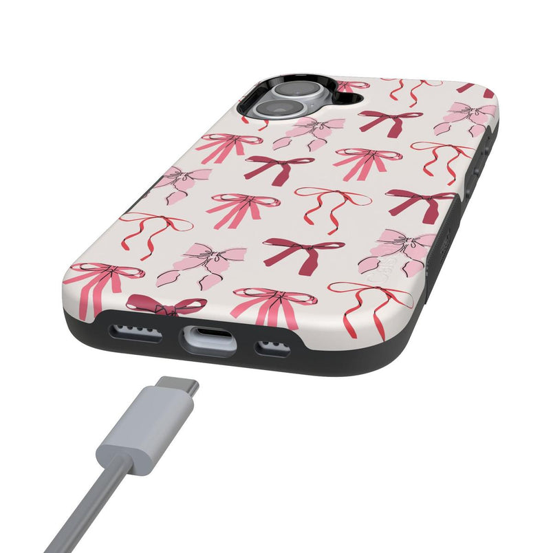 Lover Girlie | Pink Bows iPhone Case