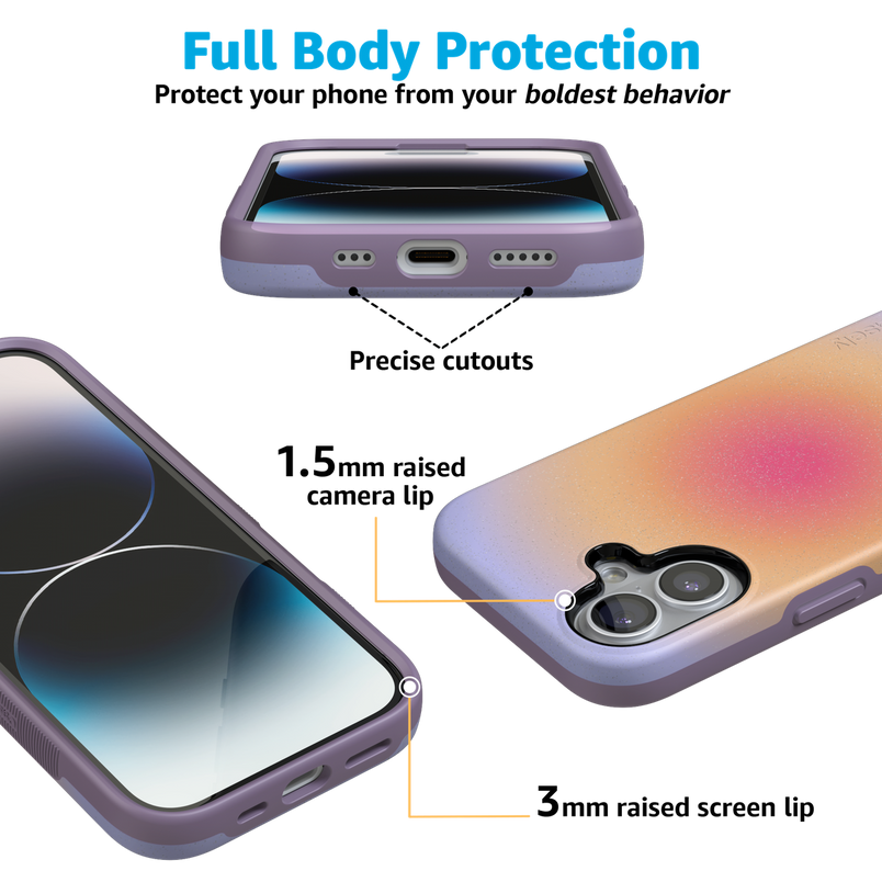 Sunset Halo | Rainbow Aura Case