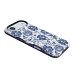Rose to Fame | Blue & White Rose Floral Case
