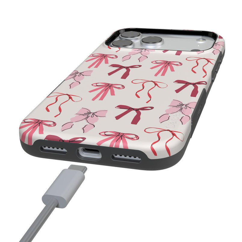 Lover Girlie | Pink Bows iPhone Case